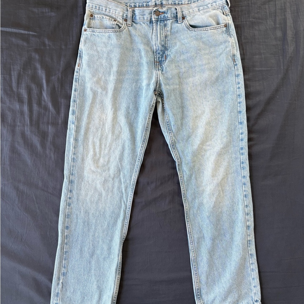 Old Navy Straight Jeans Light Blue